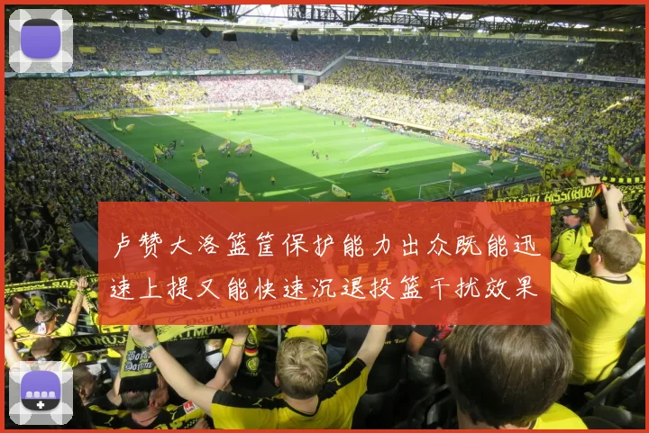 卢赞大洛篮筐保护能力出众既能迅速上提又能快速沉退投篮干扰效果显著