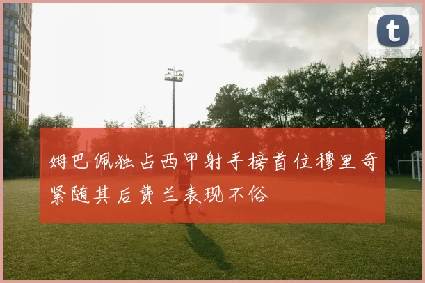 姆巴佩独占西甲射手榜首位穆里奇紧随其后费兰表现不俗